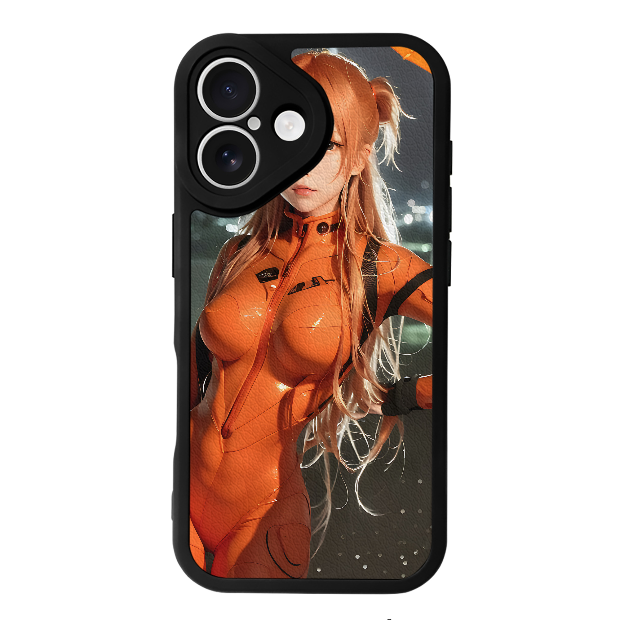 （画像用） EVA 新世紀エヴァンゲリオン 【iPhone 16シリーズ対応】シリコンスマホケース（レザー調） 材質：シリコン